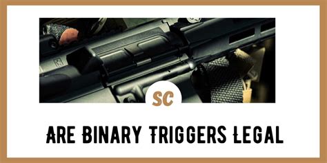 There are easy to install and are direct drop-in replacement triggers. . Binary trigger legal arizona